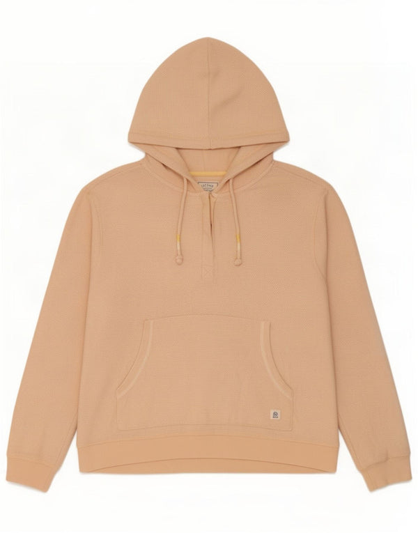 Fat Face Pull à capuche surdimensionné pour femme UK 16 Grand coton beige