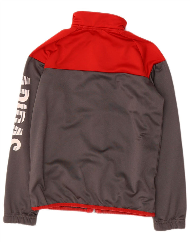 ADIDAS Veste de survêtement graphique pour garçon 9-10 ans Gris Colourblock
