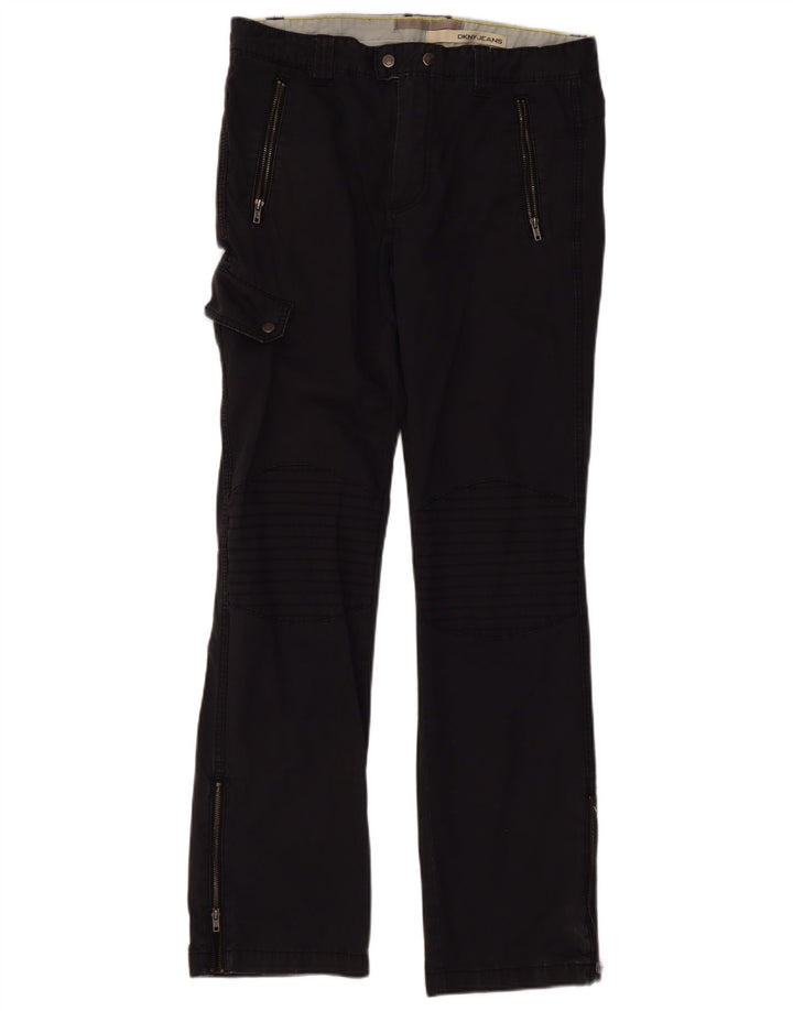 Dkny Pantalon Cargo Droit Homme W32 L32 Coton Noir