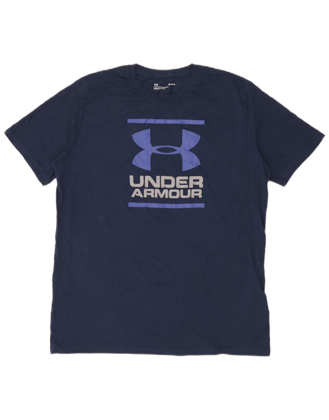 Under Armour T-Shirt Graphique Homme Grand Bleu Marine Coton