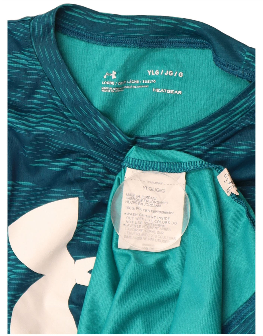 UNDER ARMOUR T-shirt graphique Heat Gear pour garçon 11-12 ans Grand Bleu