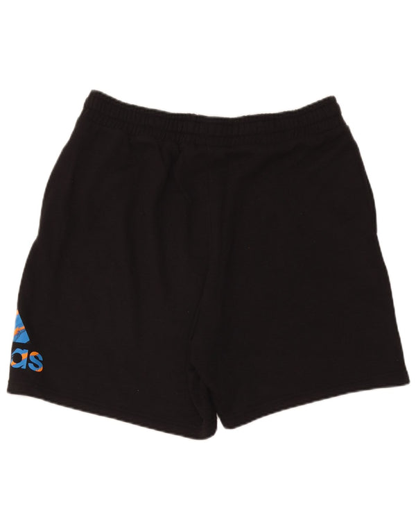 Adidas Short de sport graphique pour homme XL en coton noir