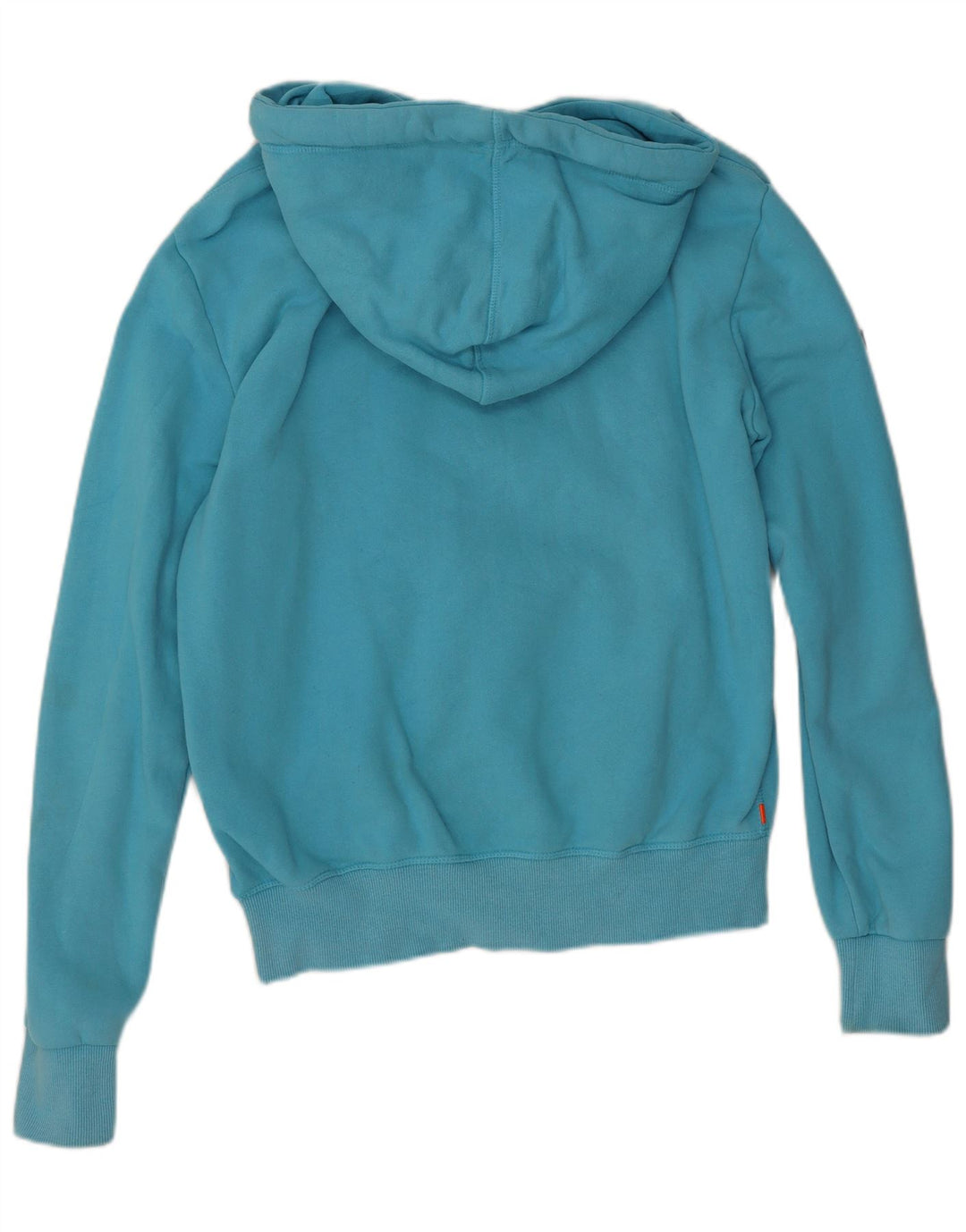 Superdry Pull à Capuche Graphique Homme Bleu Moyen Coton