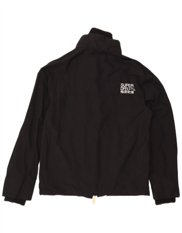 Superdry Veste coupe-vent The Windcheater pour femme UK 18 XL Nylon noir