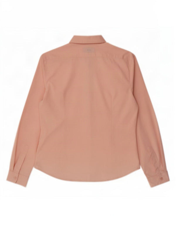 Marks & Spencer Chemise Femme UK 12 Coton Rose Moyen