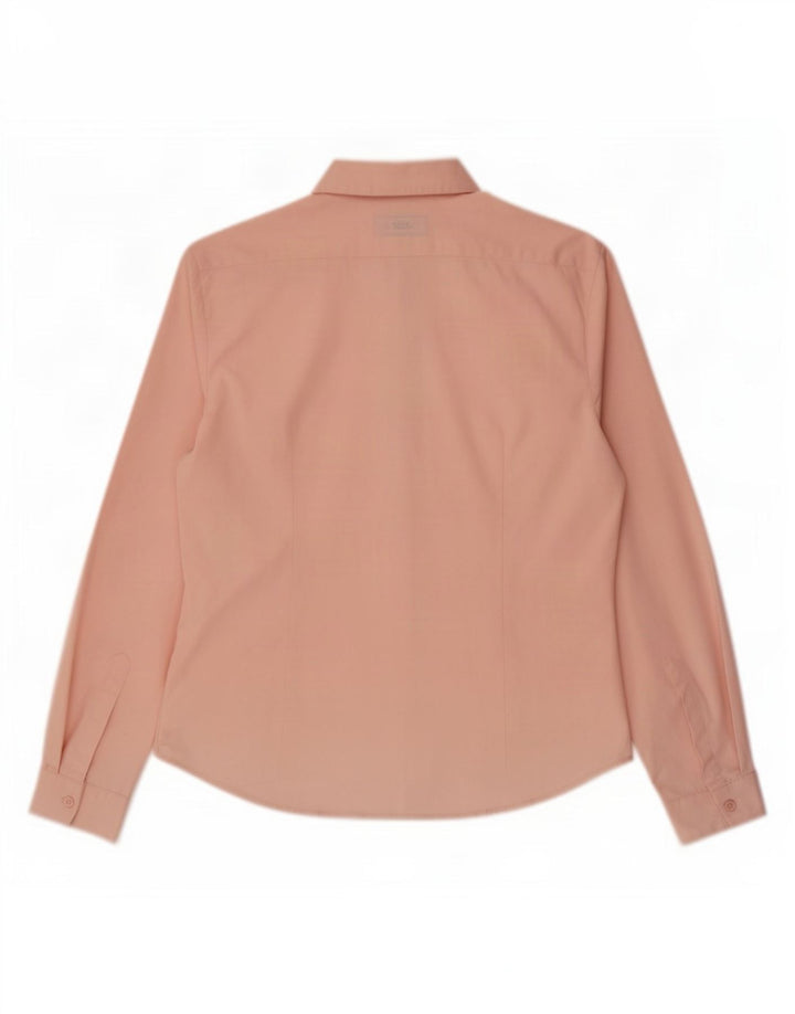 Marks & Spencer Chemise Femme UK 12 Coton Rose Moyen
