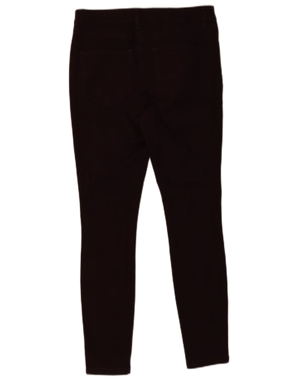 Fat Face Jean skinny pour femme UK 10 Small W28 L28 Coton bordeaux