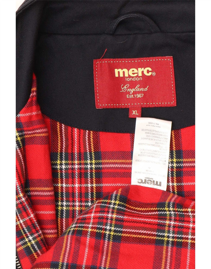 Merc Veste Bomber Homme UK 42 XL Bleu Marine Coton