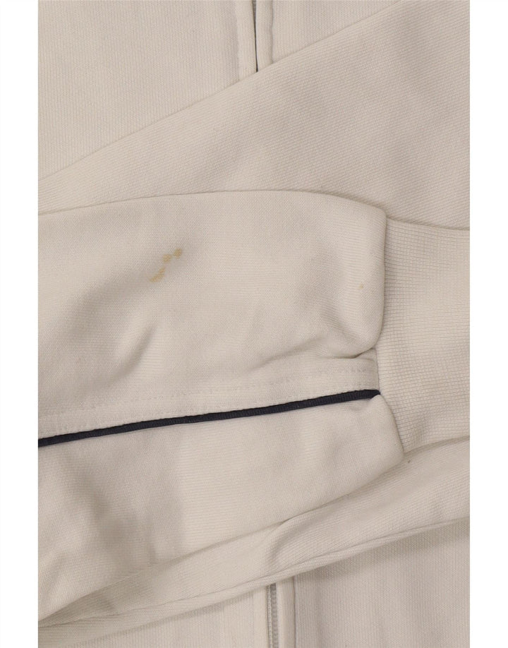 CHAMPION Veste de survêtement Easy Fit pour femme UK 16 Large Blanc Coton