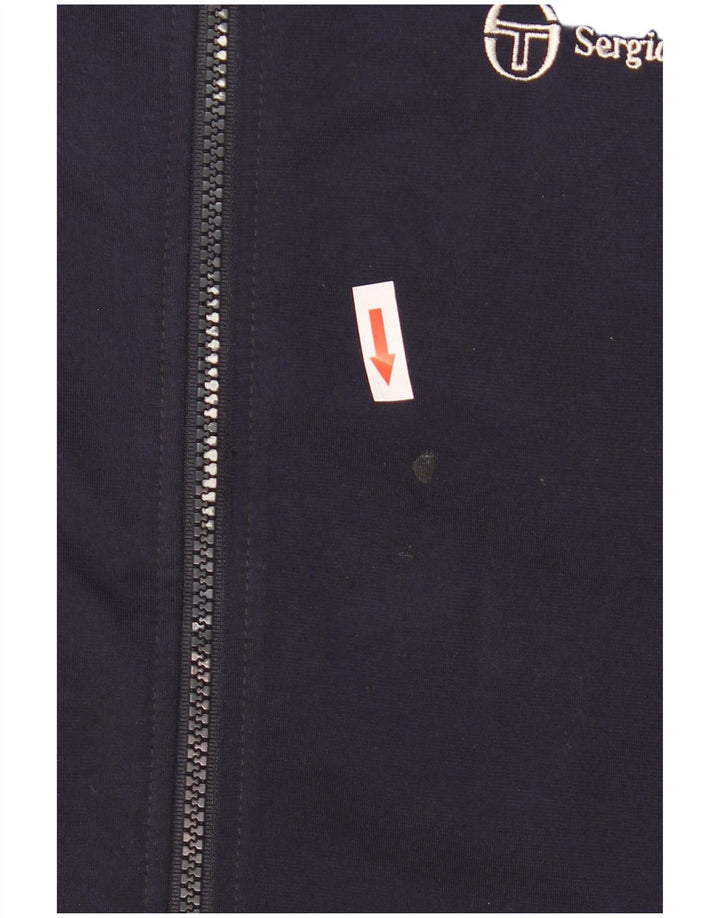 Sergio Tacchini Veste de survêtement graphique pour homme XL Bleu marine