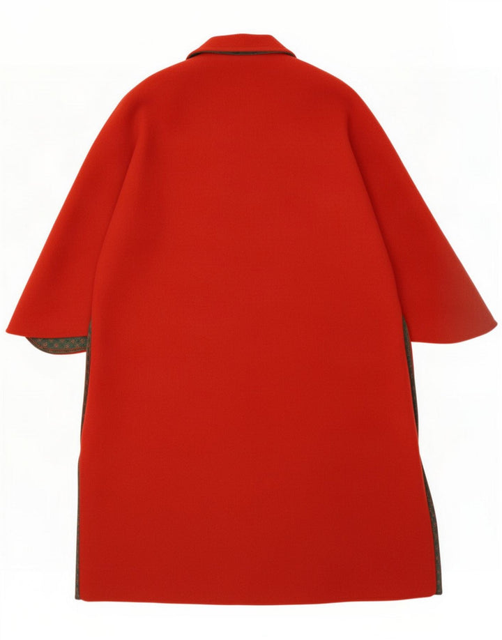 Pardessus chauve-souris vintage pour femme UK 16 Large Rouge