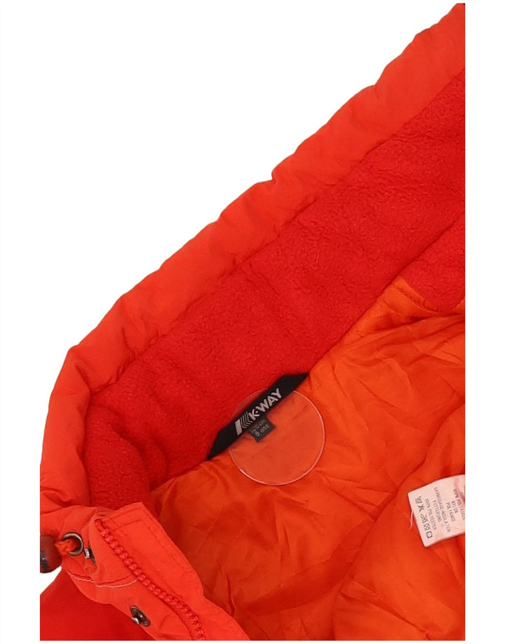 Combinaison de Ski Vintage Garçon 7-8 Ans Rouge Polyamide