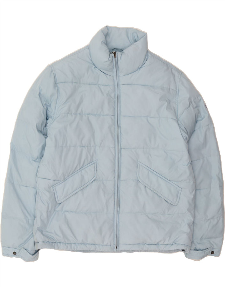SERGIO TACCHINI Womens Milano Padded Jacket IT 46 Large Blue Polyester Vintage Sergio Tacchini and Second-Hand Sergio Tacchini from Messina Hembry 
