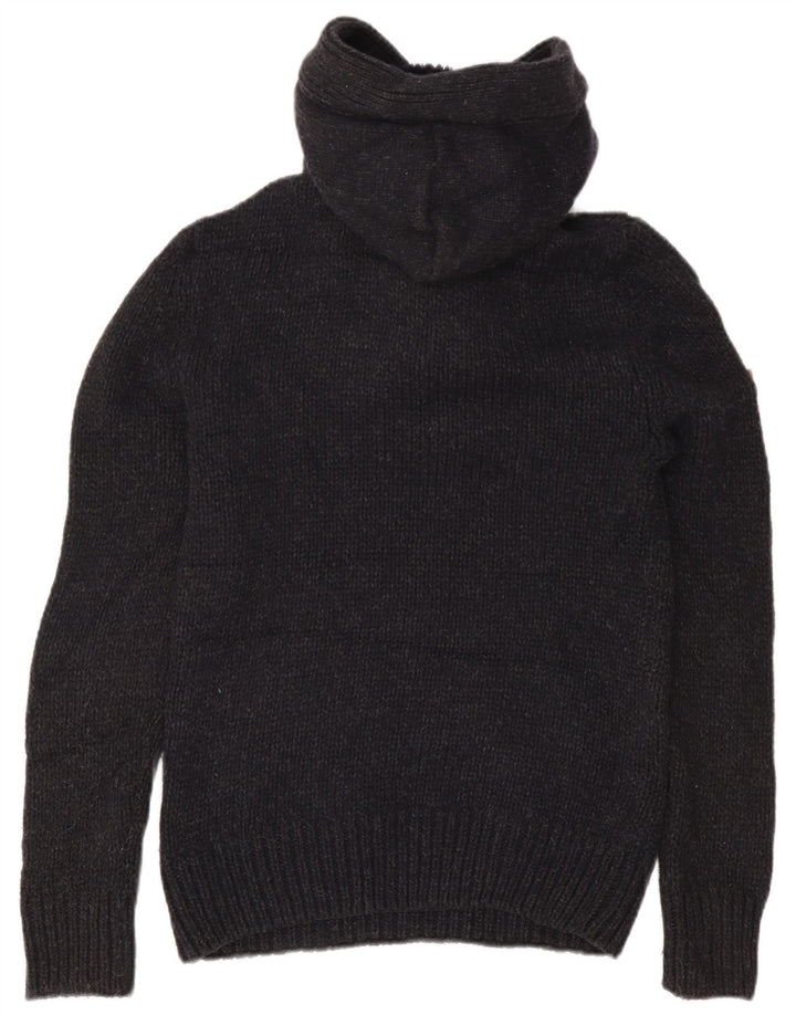 Superdry Pull à capuche pour homme Bleu marine moyen Acrylique