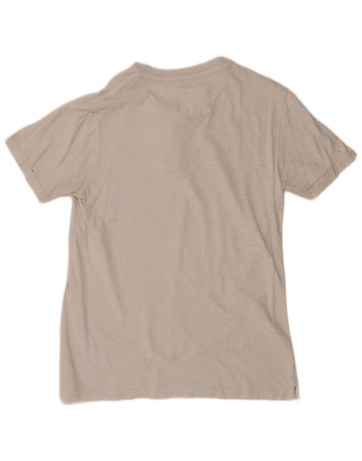 Fat Face T-Shirt Homme Haut Moyen Blanc Moucheté