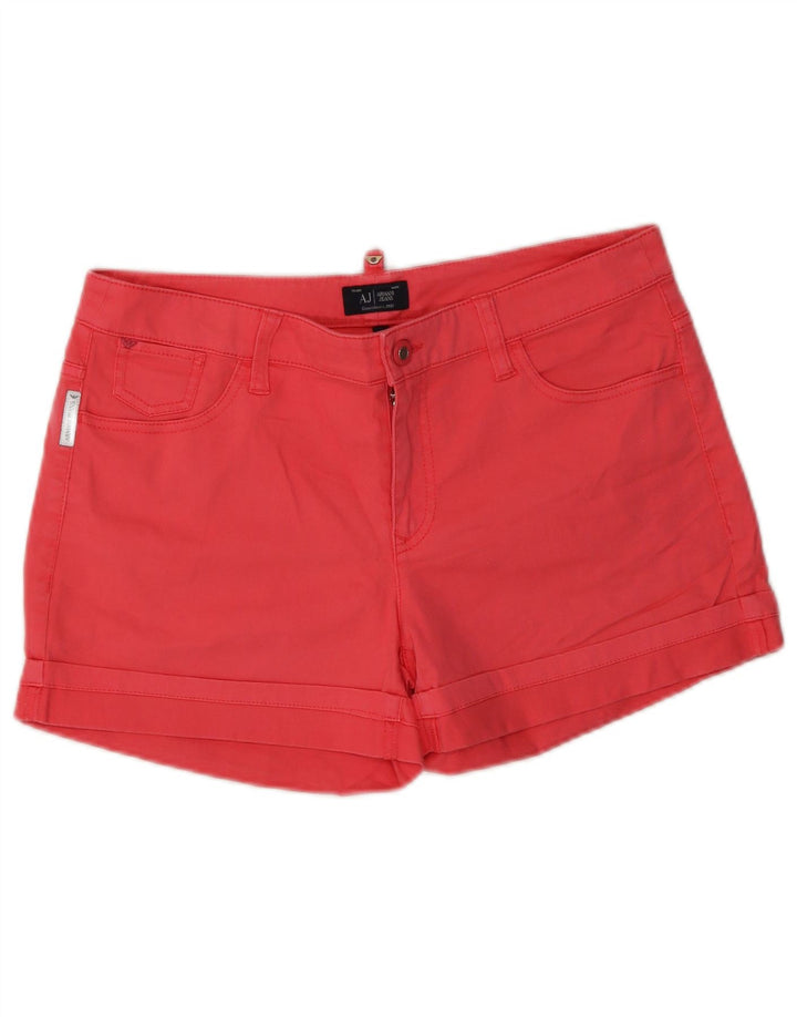 ARMANI Short décontracté W27 pour femme Petit Rose