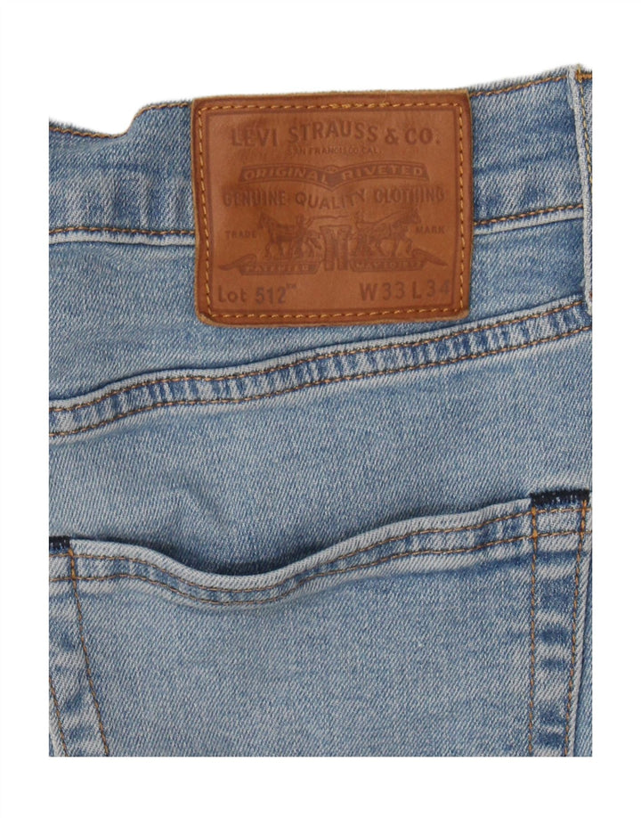 Levi's Jean 512 Slim Tapered Femme Bleu W33 L34 Coton