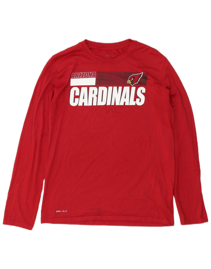 Nike Hommes Arizona Cardinals Haut Graphique à Manches Longues Rouge Moyen Polyester