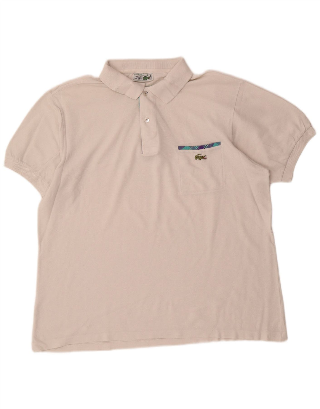 Lacoste Polo Homme Taille 6 XL Coton Blanc