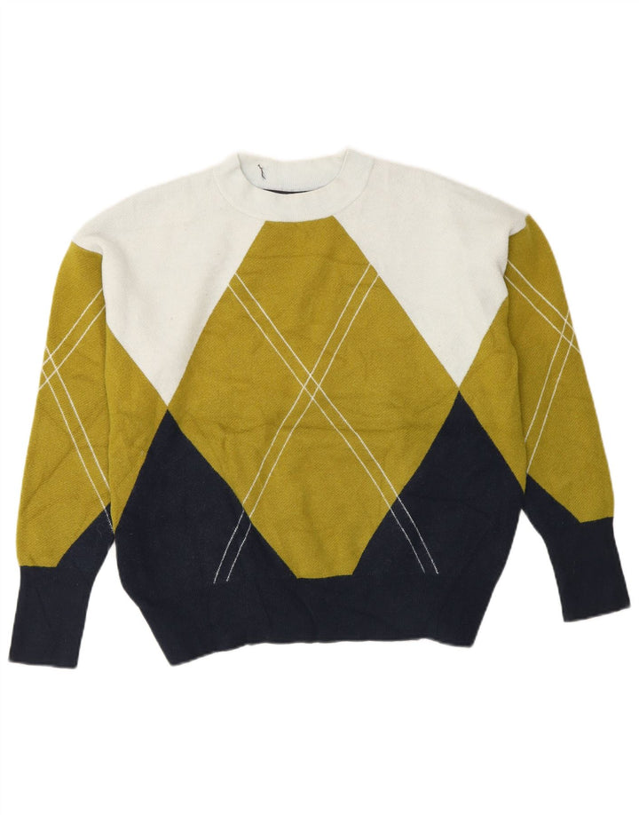 Marks & Spencer Pull ras du cou pour femme UK 14 Medium Multicolore