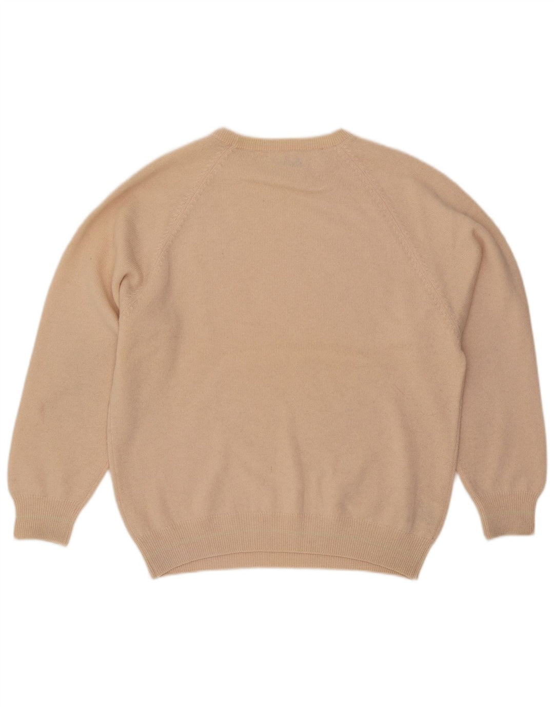 Pringle Pull ample à col rond pour homme en laine beige