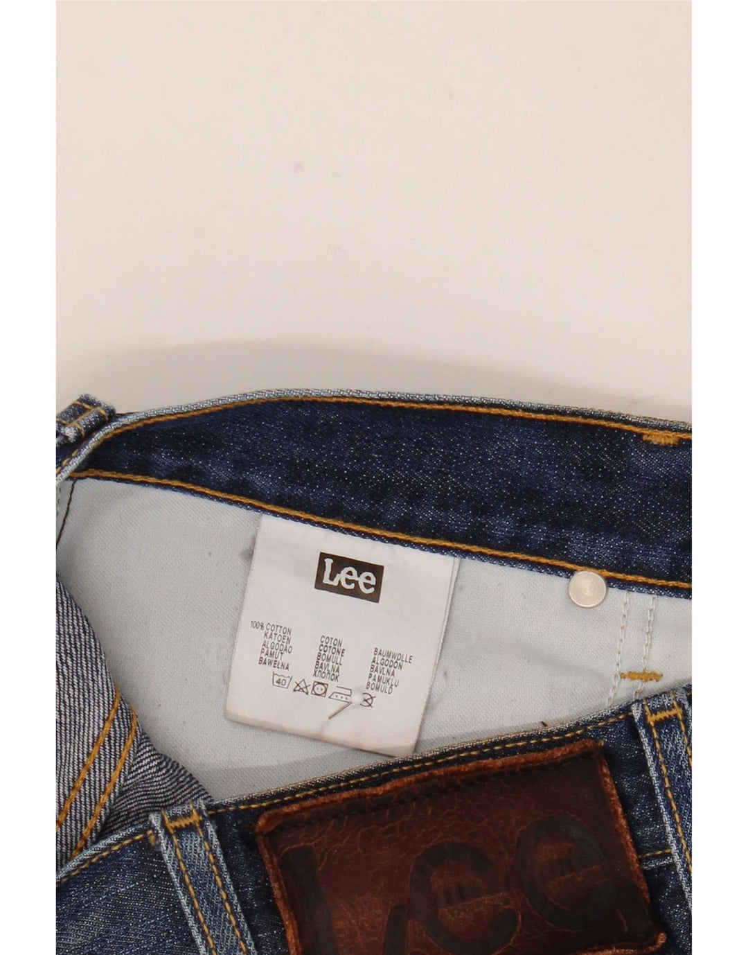 Lee Jean droit Zed homme vieilli W32 L32 bleu coton