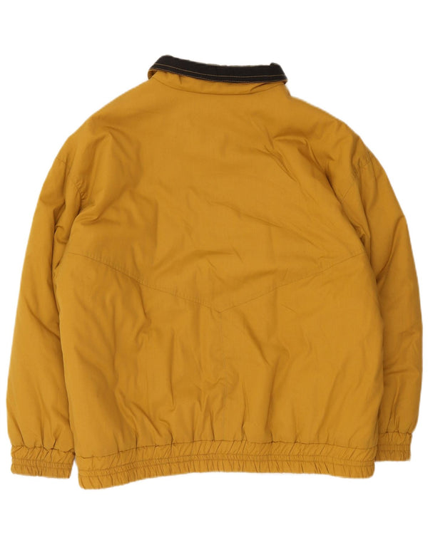 veste bomber surdimensionnée femme vintage EU 40 Polyester jaune moyen