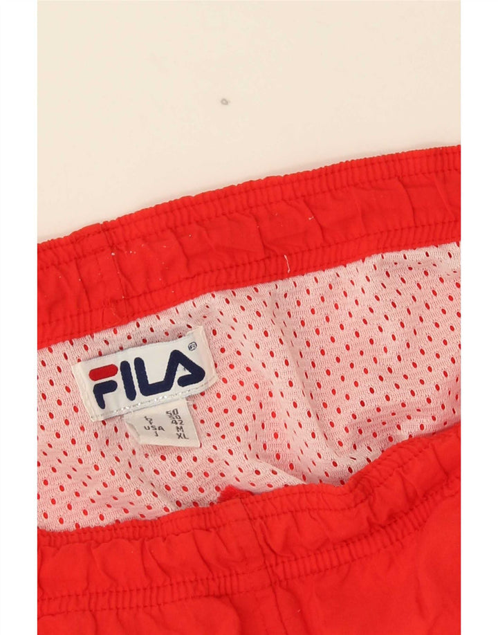 Fila Short de Bain Graphic Homme Rouge Moyen
