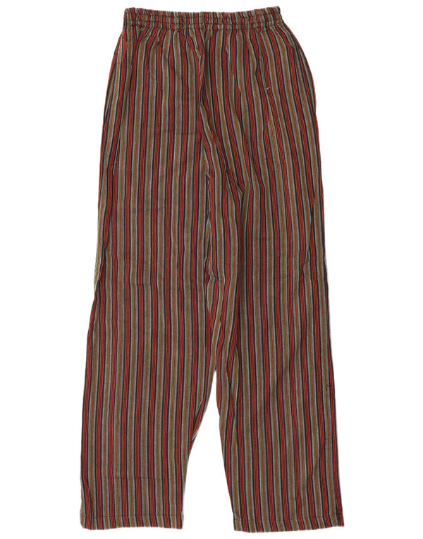 Siesta Pantalon droit taille haute femme XL W38 L31 rayé multicolore