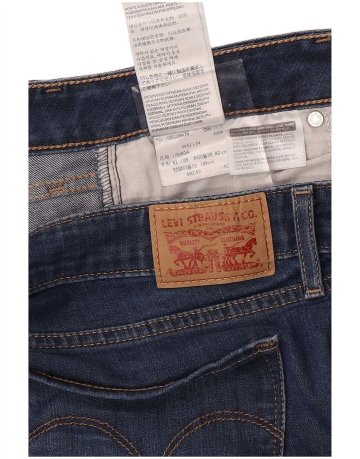 LEVI'S Jean Slim 712 Femme W32 L34 Bleu Coton