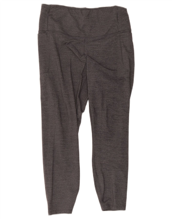 Under Armour Legging Capri Femme UK 12 Gris Moyen