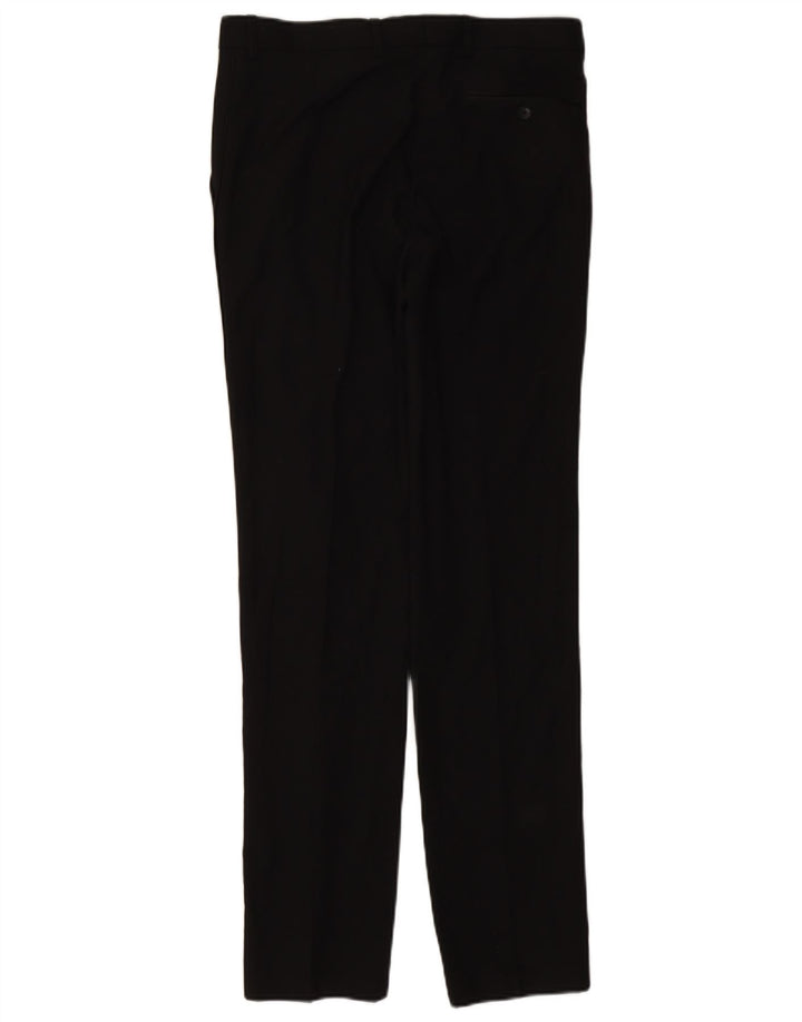 Marks & Spencer Pantalon de costume coupe slim pour homme W32 L33 Noir Polyester