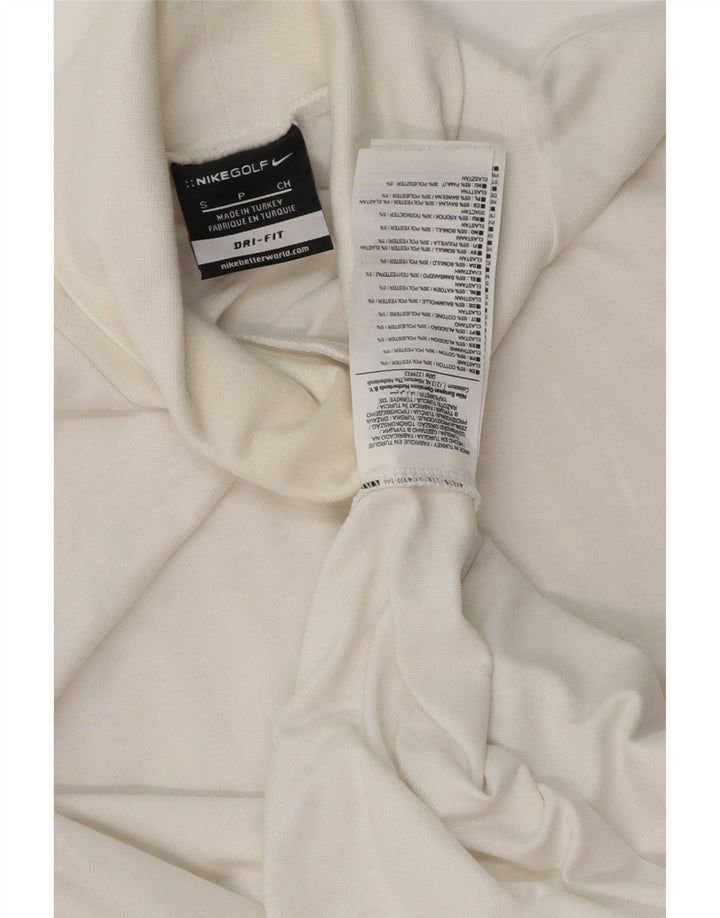 Nike Haut Dri Fit à manches longues pour homme en coton blanc Taille S