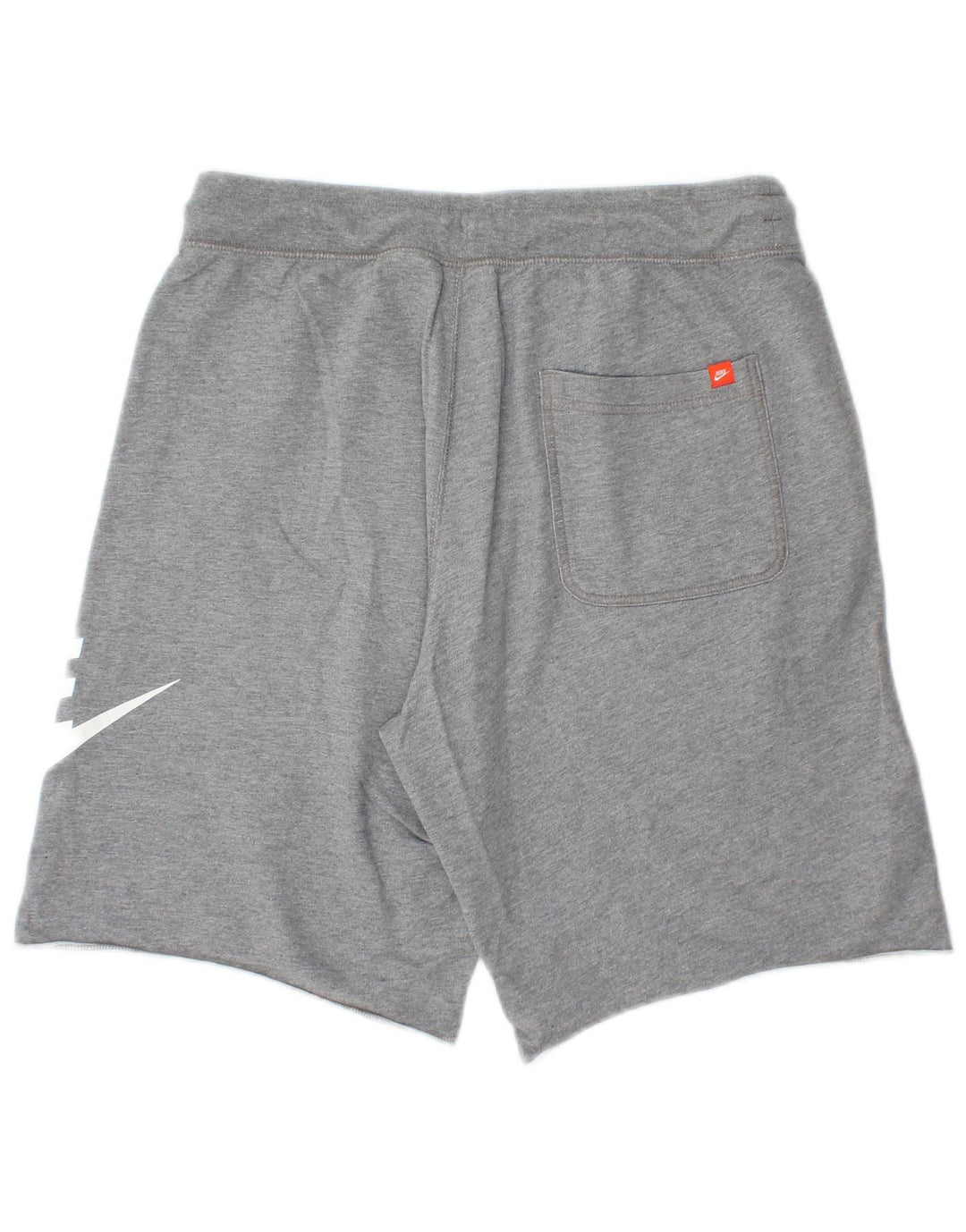 Nike Short de sport graphique en coton gris moyen pour homme