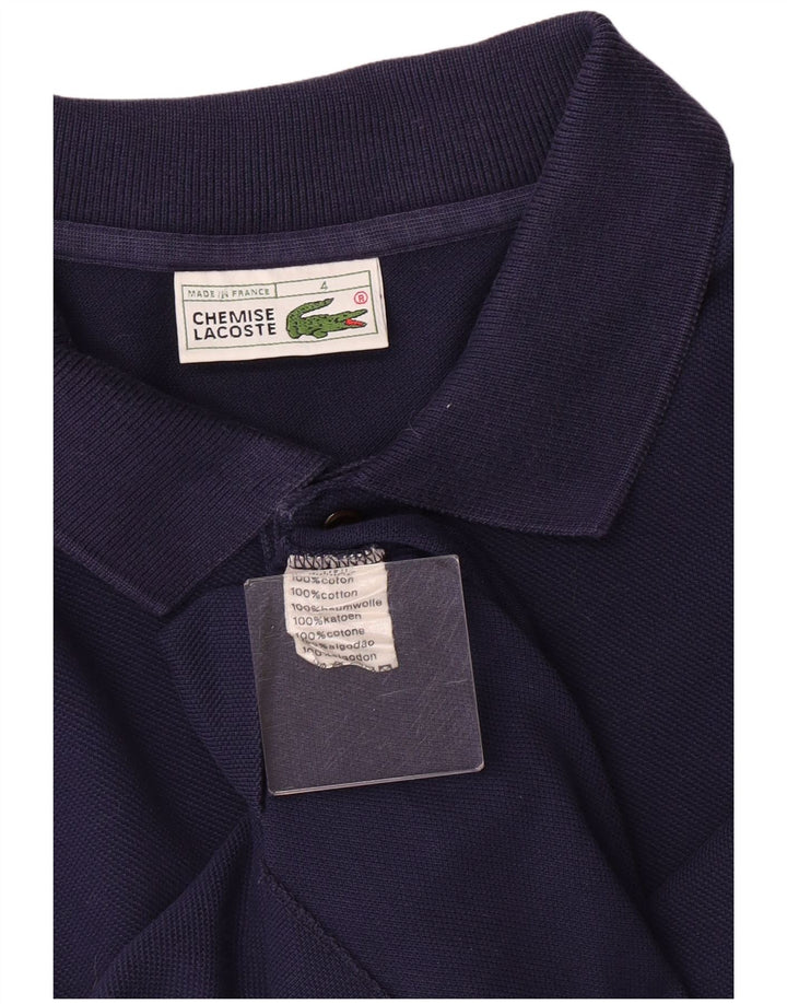Lacoste Polo Homme Taille 4 Coton Bleu Marine Moyen