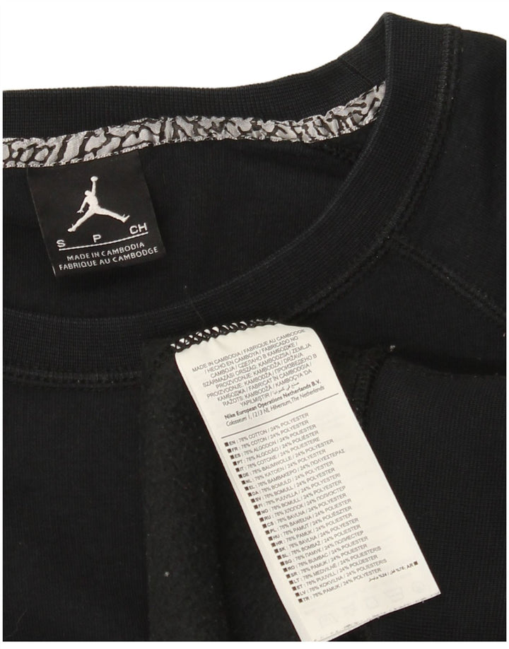 Jordan Sweat-shirt graphique pour homme Petit coton noir
