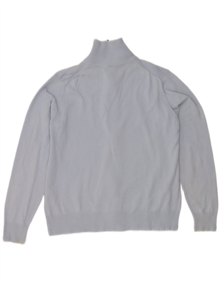 Zara Cardigan Homme Pull Large Bleu Coton