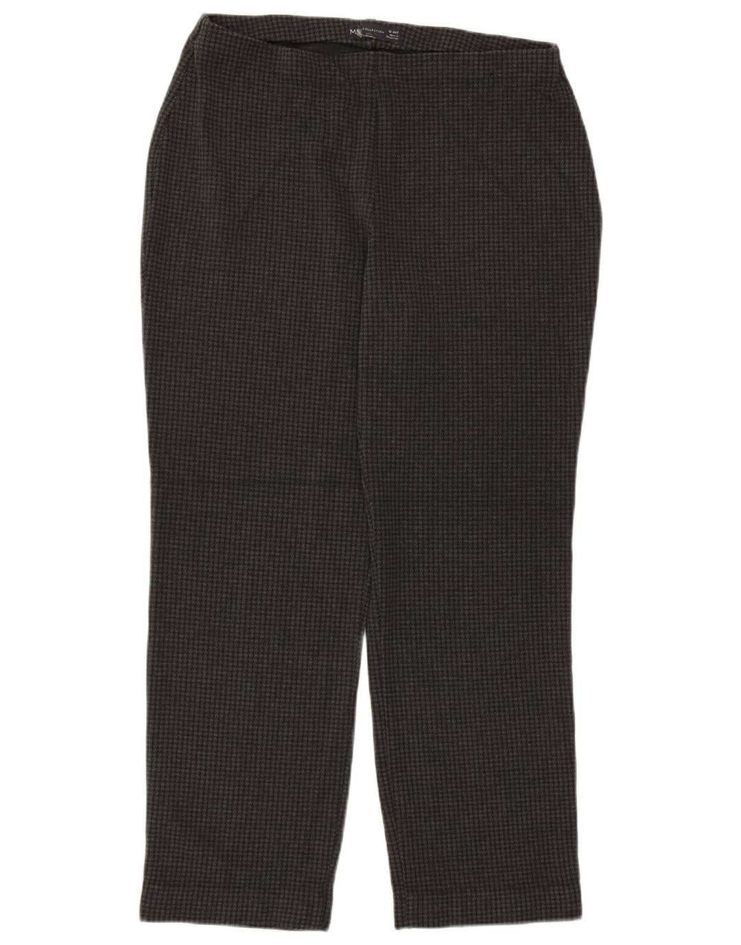Marks & Spencer Pantalon court pour femme UK 12 Medium W30 L26 Gris