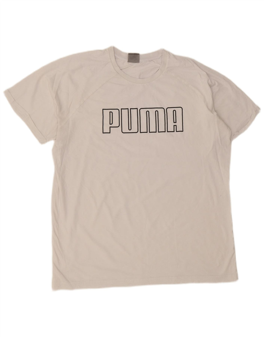 Puma T-Shirt Graphique Homme Blanc Taille L