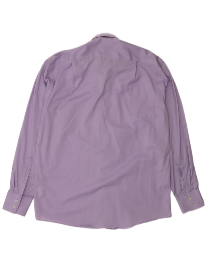 Calvin Klein Chemise Homme Taille 16 Grand Coton Violet