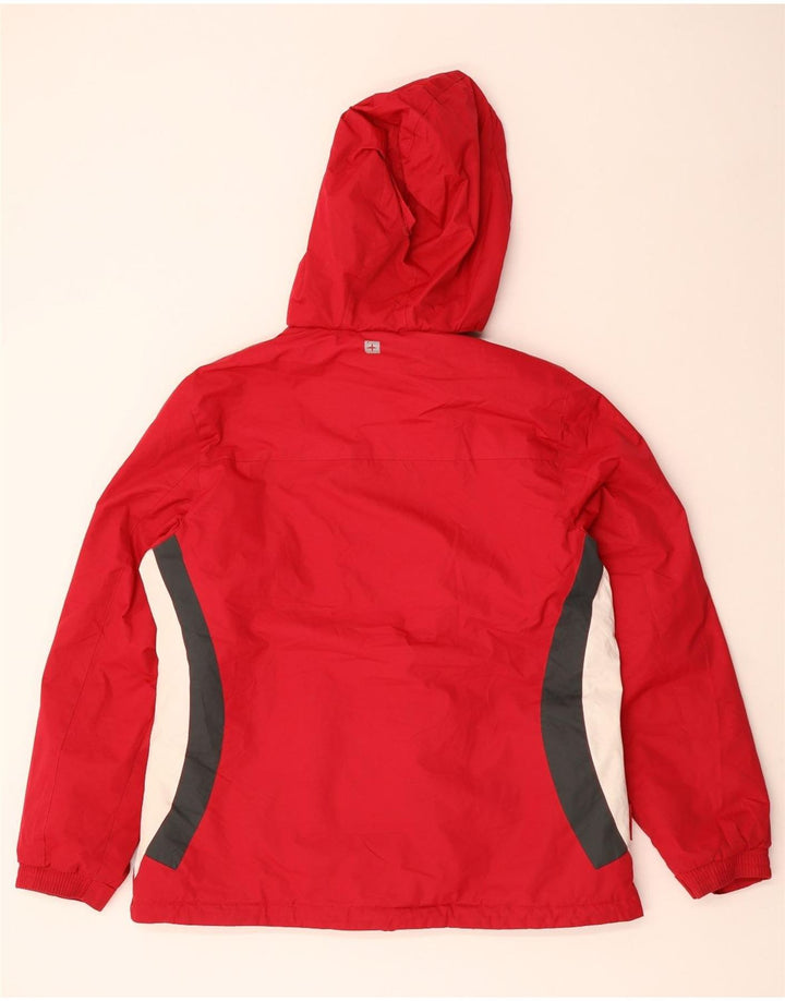 Mountain Warehouse Veste coupe-vent à capuche pour femme UK 18 XL Rouge