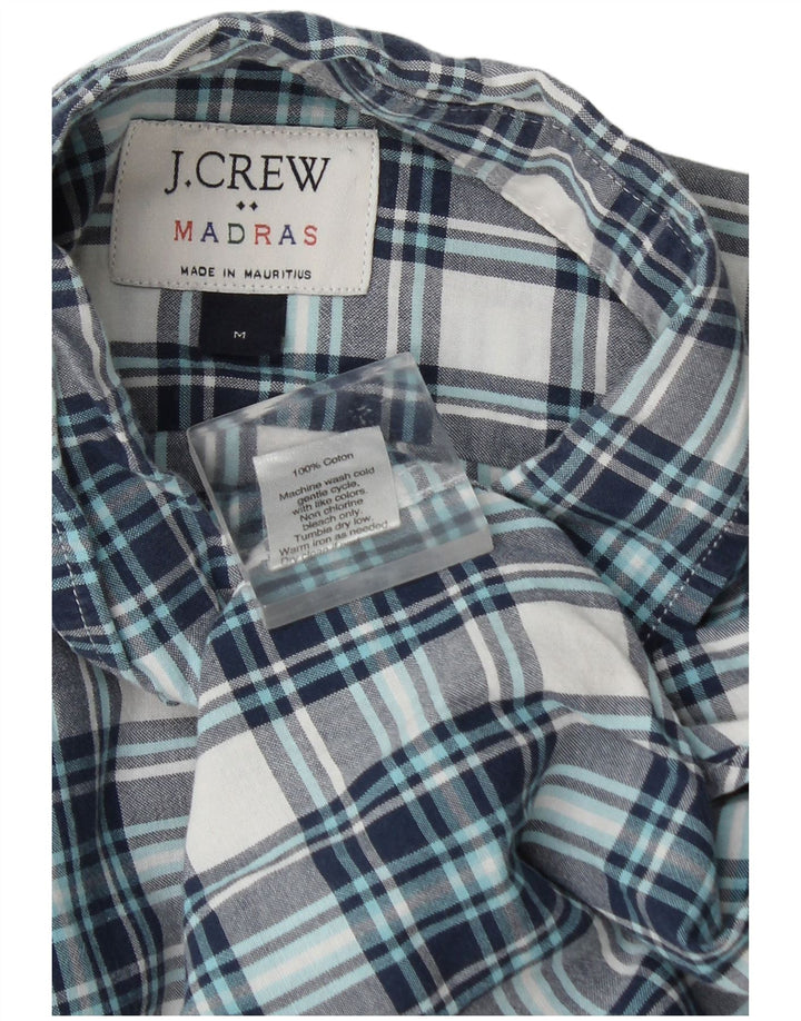 J. Crew Chemise Flanelle Homme Bleu Moyen Carreaux Coton
