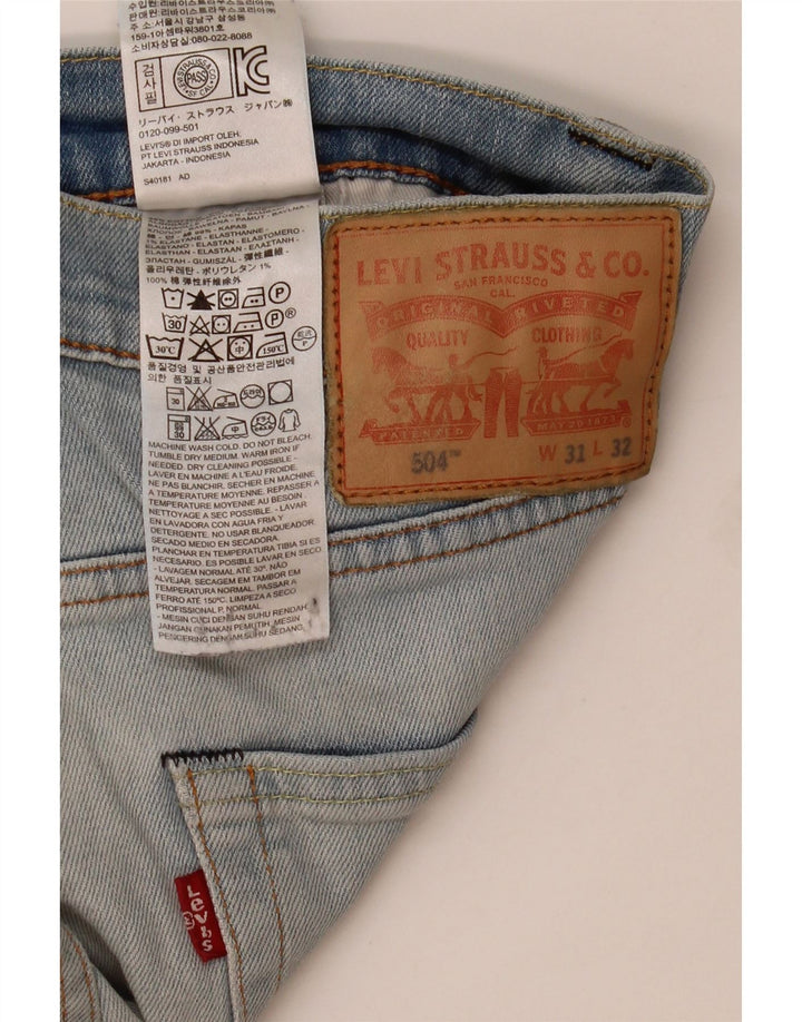 Levi's Jean Droit 504 Homme Bleu W31 L32 Coton