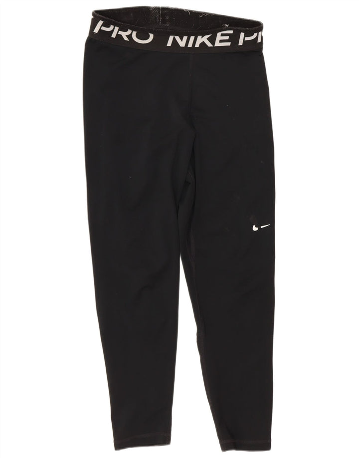 Nike Legging Capri Graphic pour femme UK 8 Small Noir