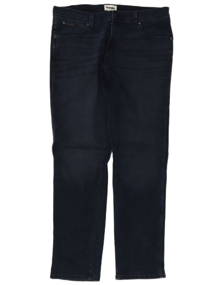 Wrangler Jean Slim Texas Homme W36 L32 Bleu Marine Coton