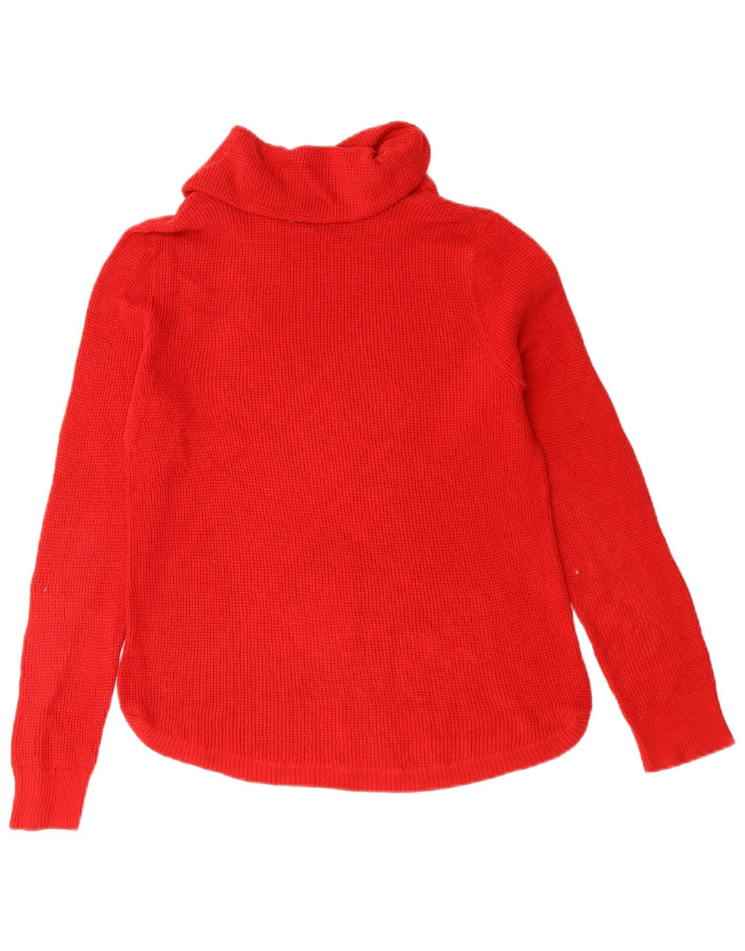 Ralph Lauren Pull col roulé pour femme UK 14 Coton rouge moyen