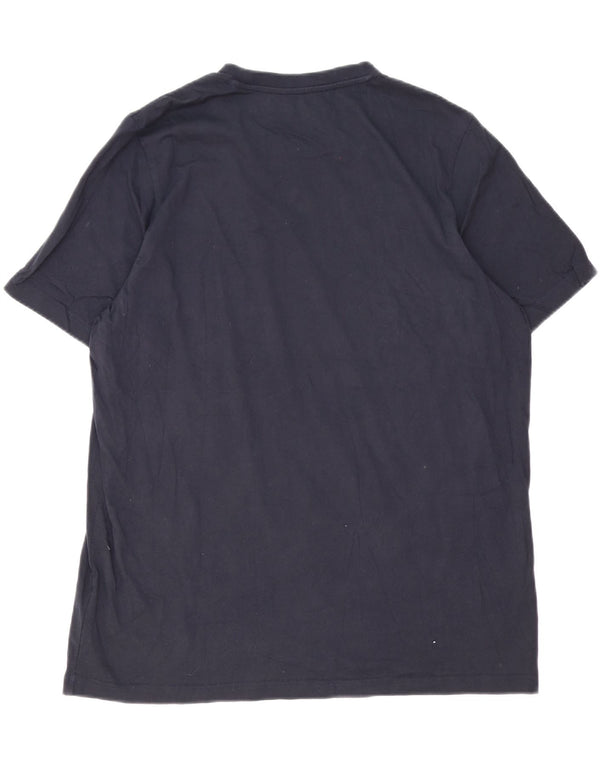 Adidas T-Shirt Graphique Homme Top XL Bleu Marine Coton