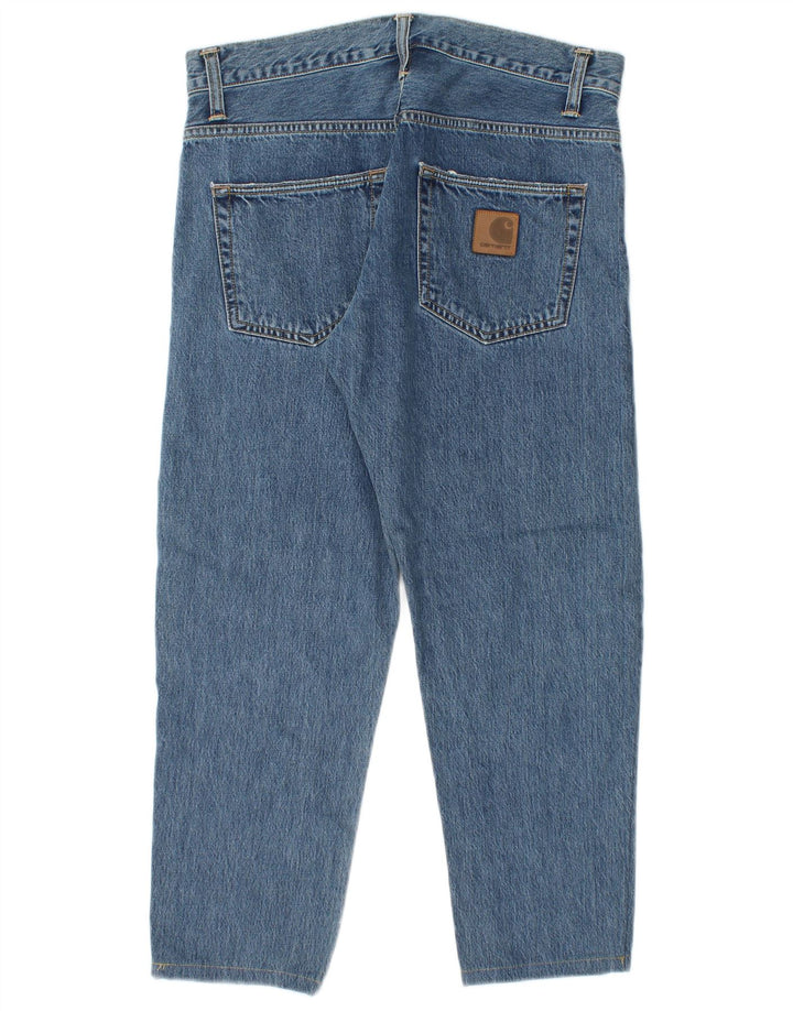CARHARTT Jean fuselé Klondike homme W31 L25 bleu coton