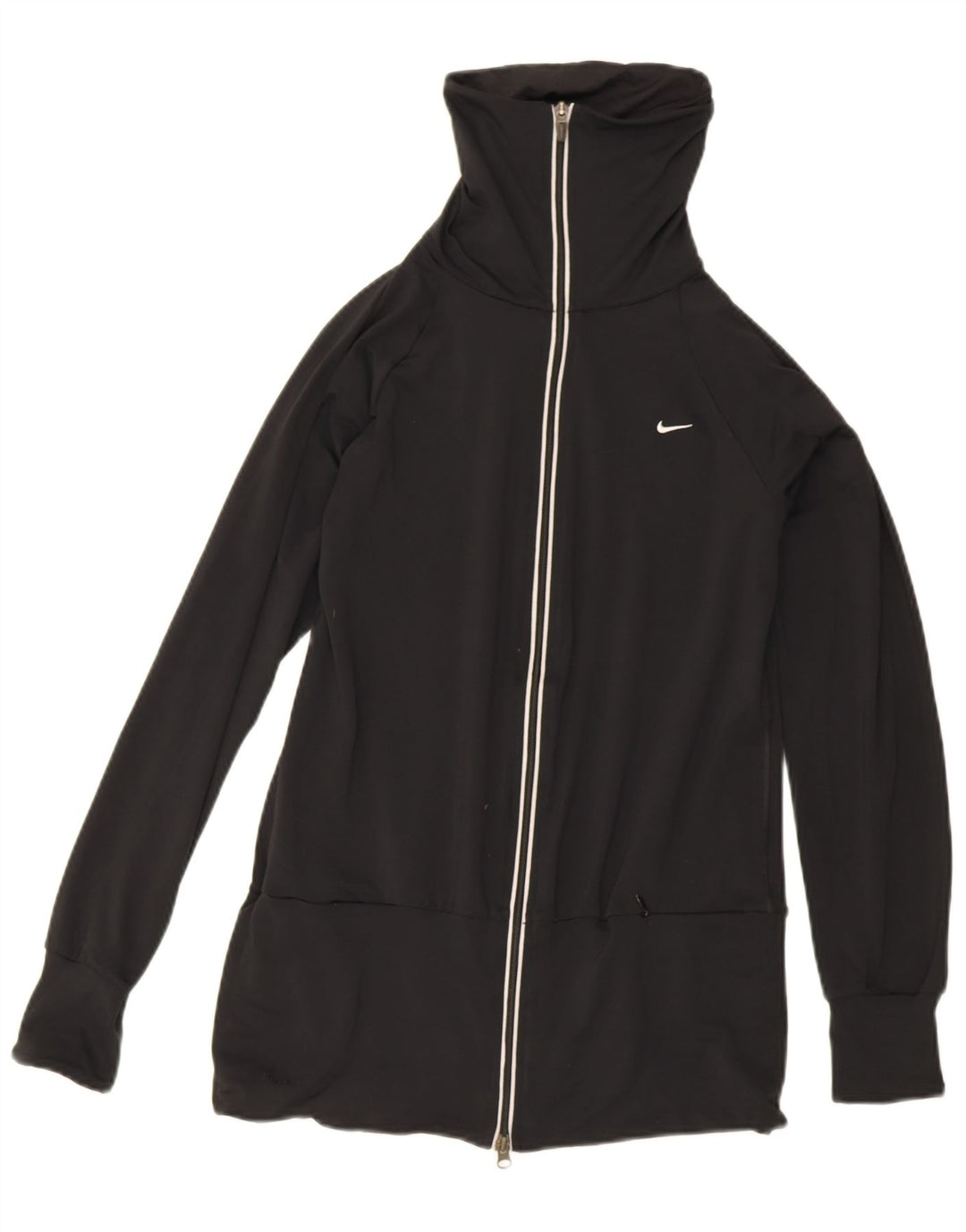 Nike Veste de survêtement pour femme UK 10/12 Medium Noir Polyester Sports