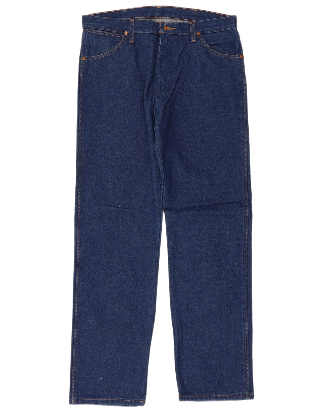 Wrangler Jean droit régulier pour homme W33 L32 en coton bleu